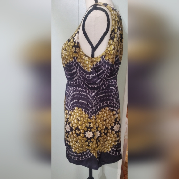 CAbi pearls and chains 100%‎ silk medium scoopneck camisole tank top - Picture 5 of 10